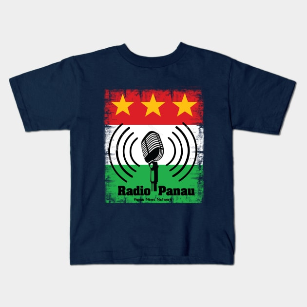 Radio Panau Kids T-Shirt by tg_tristan